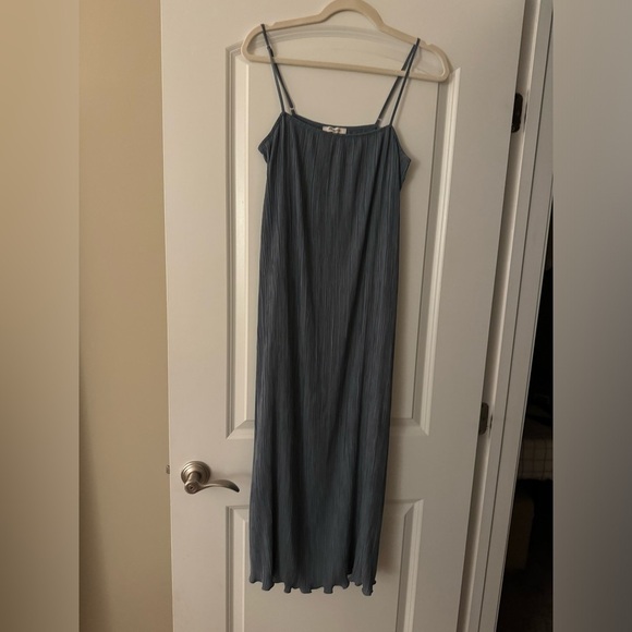 Madewell The Goldie Dress in Plissé Size 6 - Picture 3 of 5